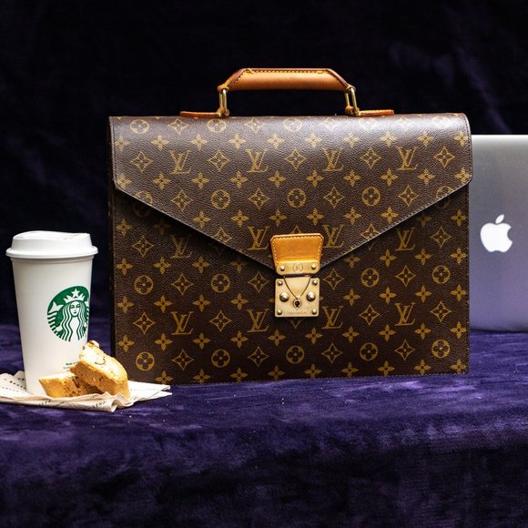 LOUIS VUITTON Briefcase Macbook
